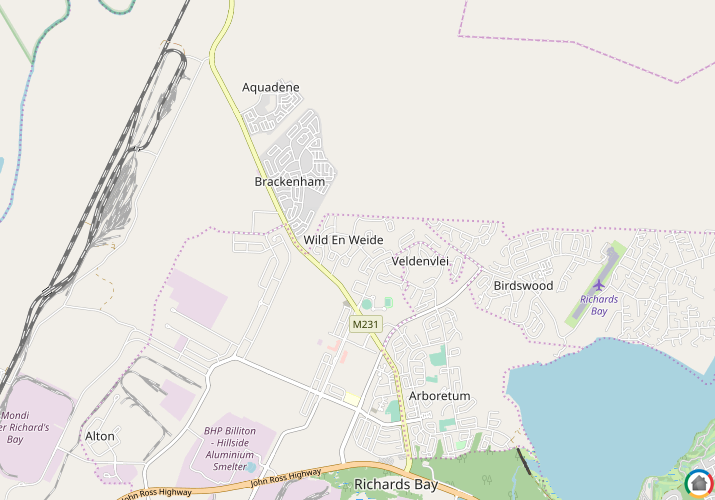 Map location of Wild En Weide